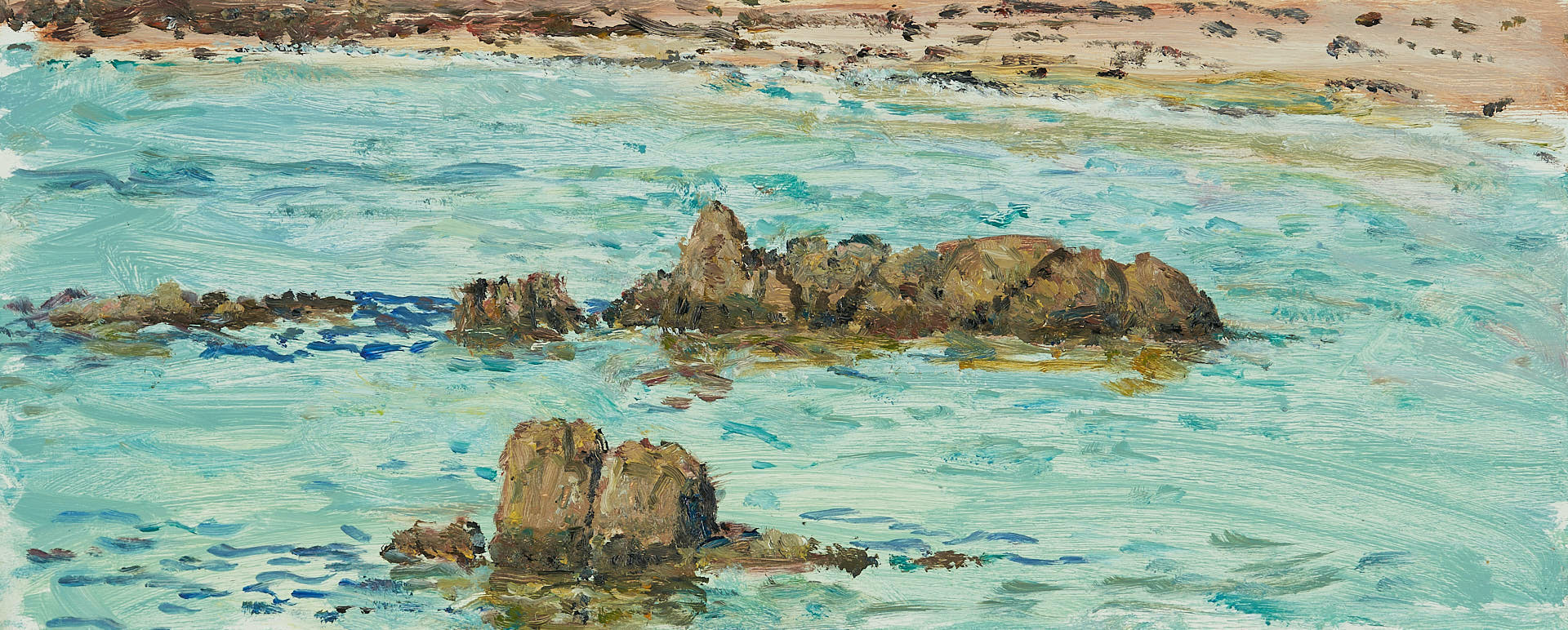 Rock Outcrops Lighthouse Beach King Street Gallery On William