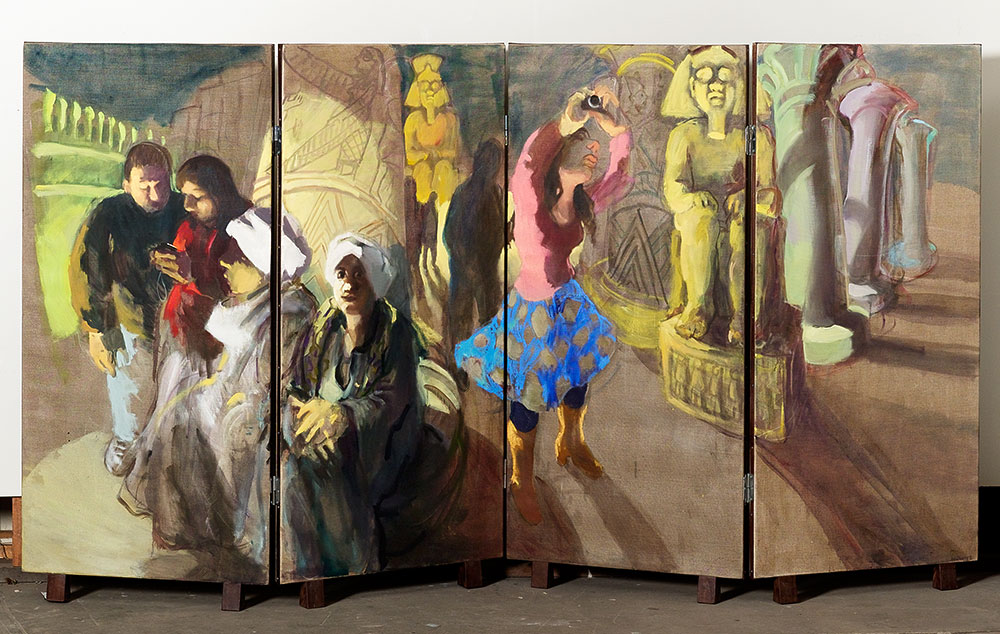 Wendy Sharpe Egypt silk screen