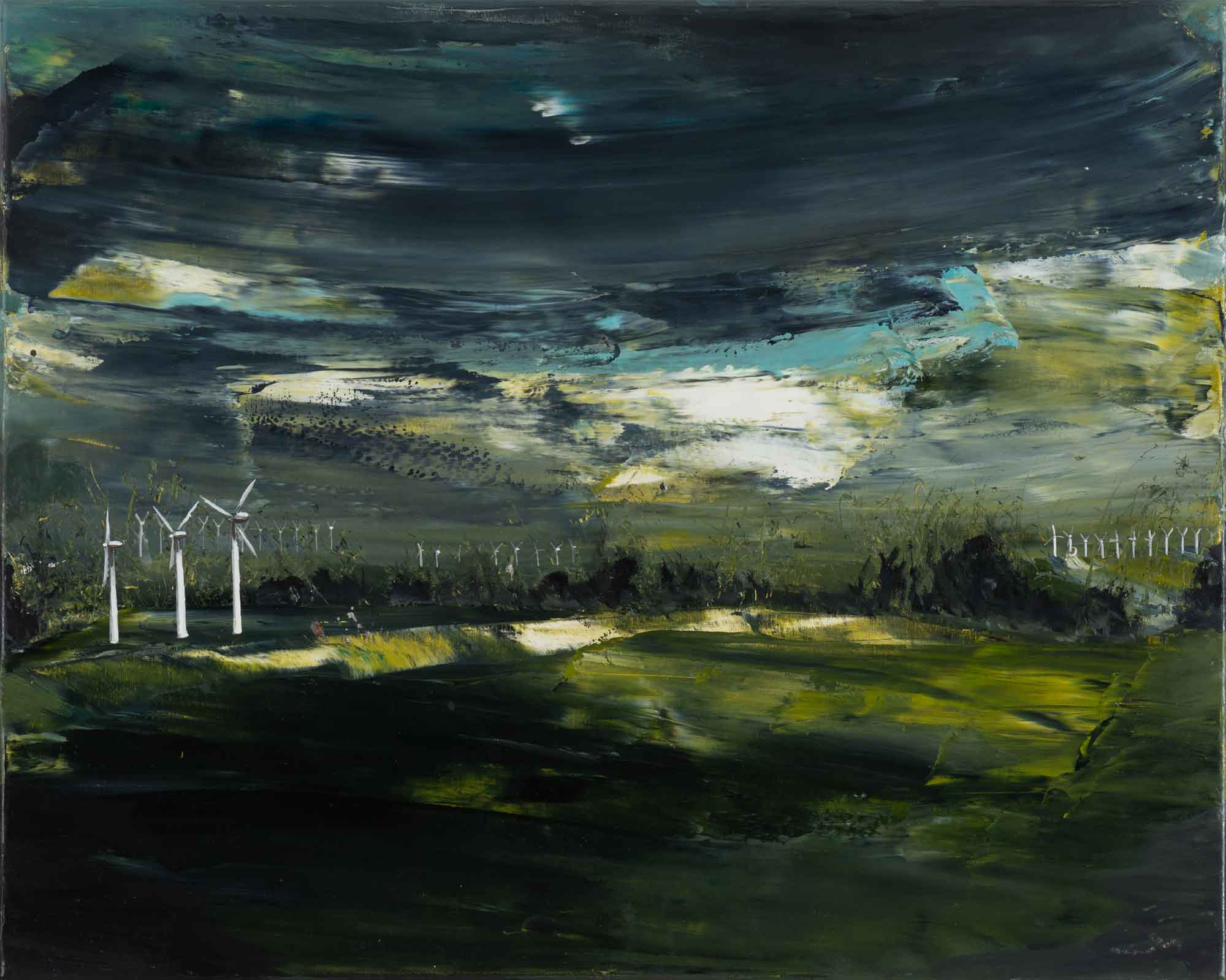 Wind farm Lake King Street Gallery on William