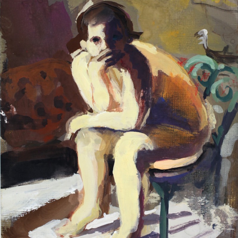 Venice Nude (with Green Chair)