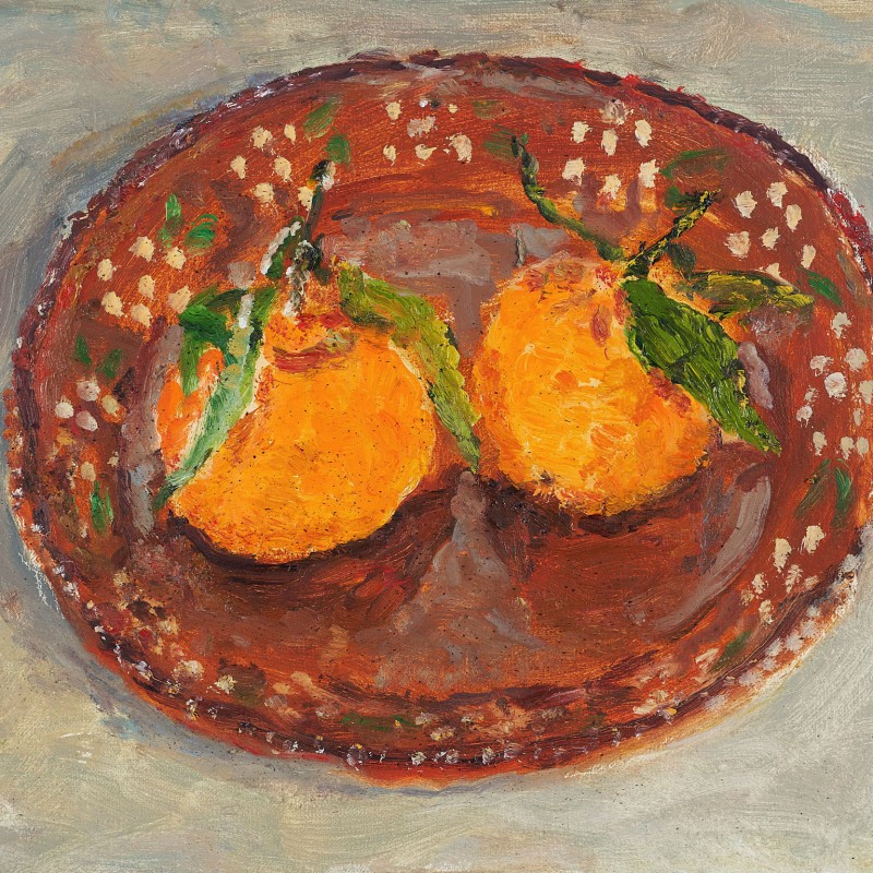 Viv’s Mandarins on a Portugese Plate