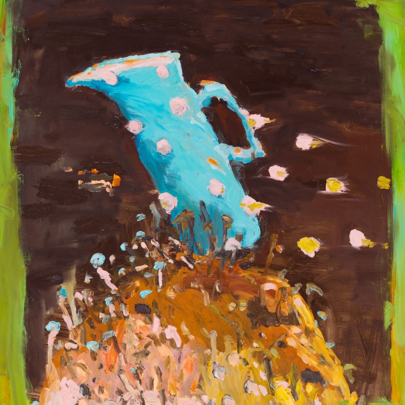 Self portrait – walking Hill End searching for green