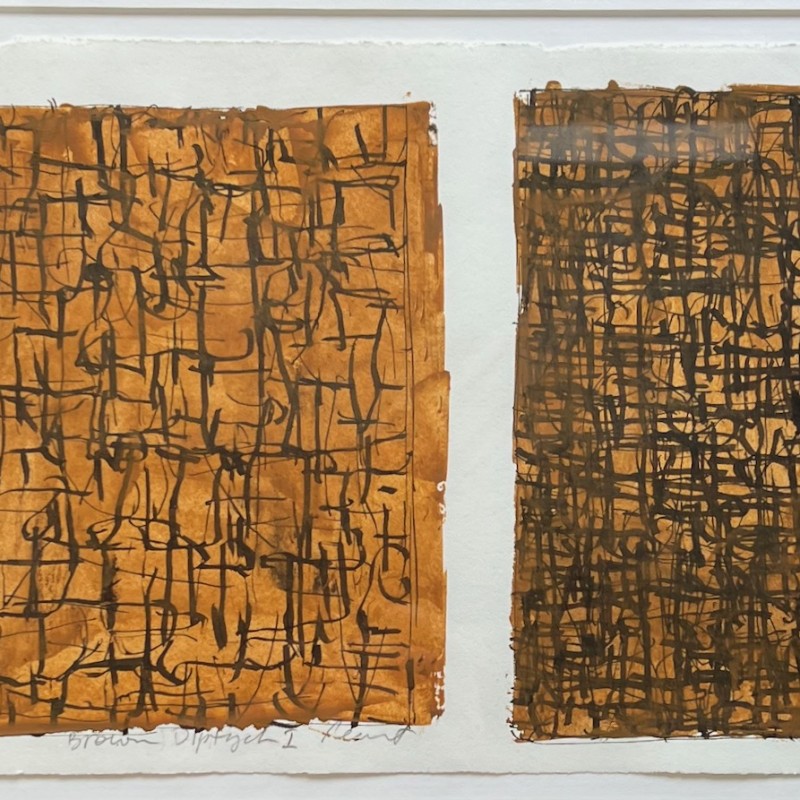 Brown Diptych I