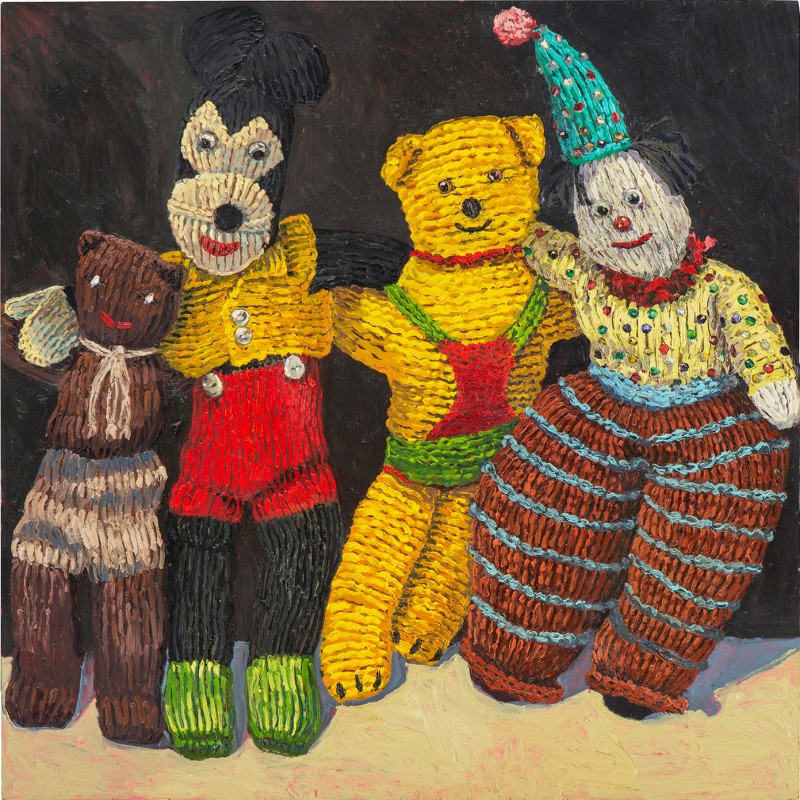Knitted Toys [Crowd Scene]