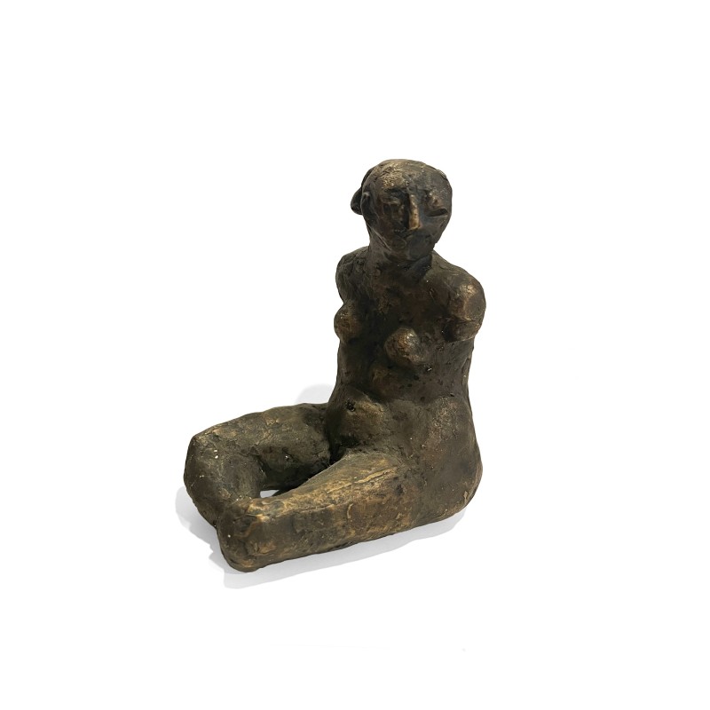 Figure Seated Leaning Left