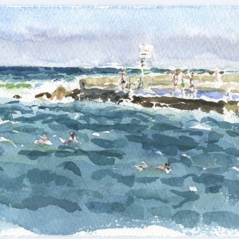 Afternoon Bathers, High Tide, Clovelly