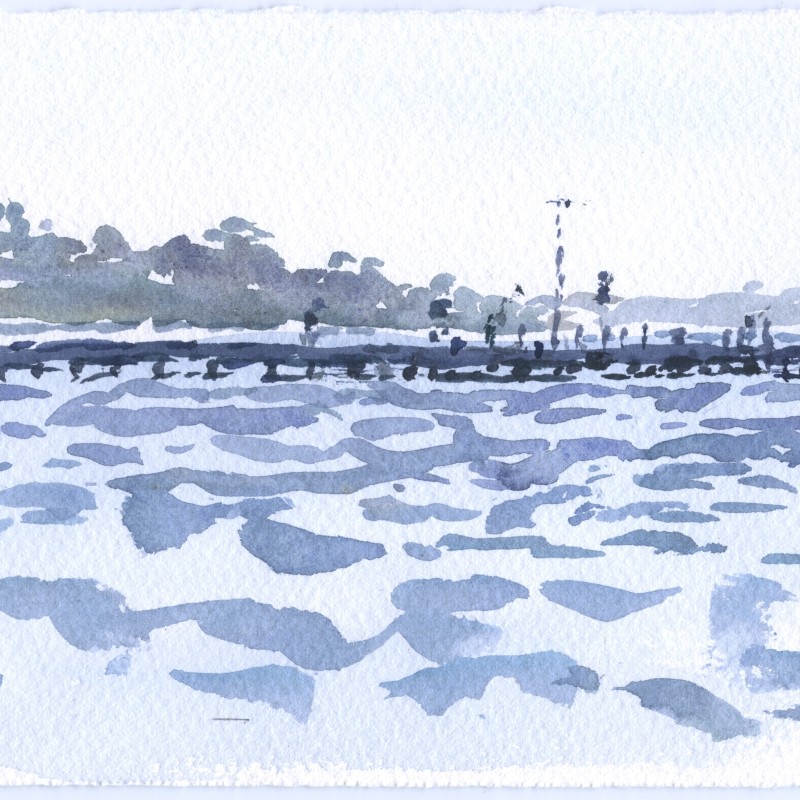 Claremont Jetty, Windy Morning