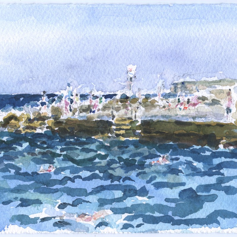Crowded Clovelly
