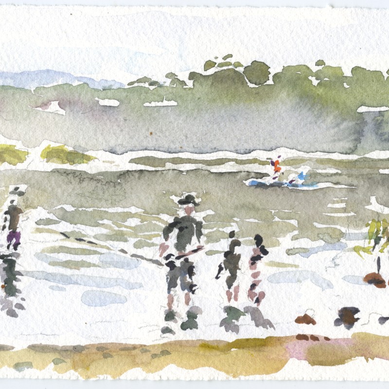 Family, Narrawallee Lagoon