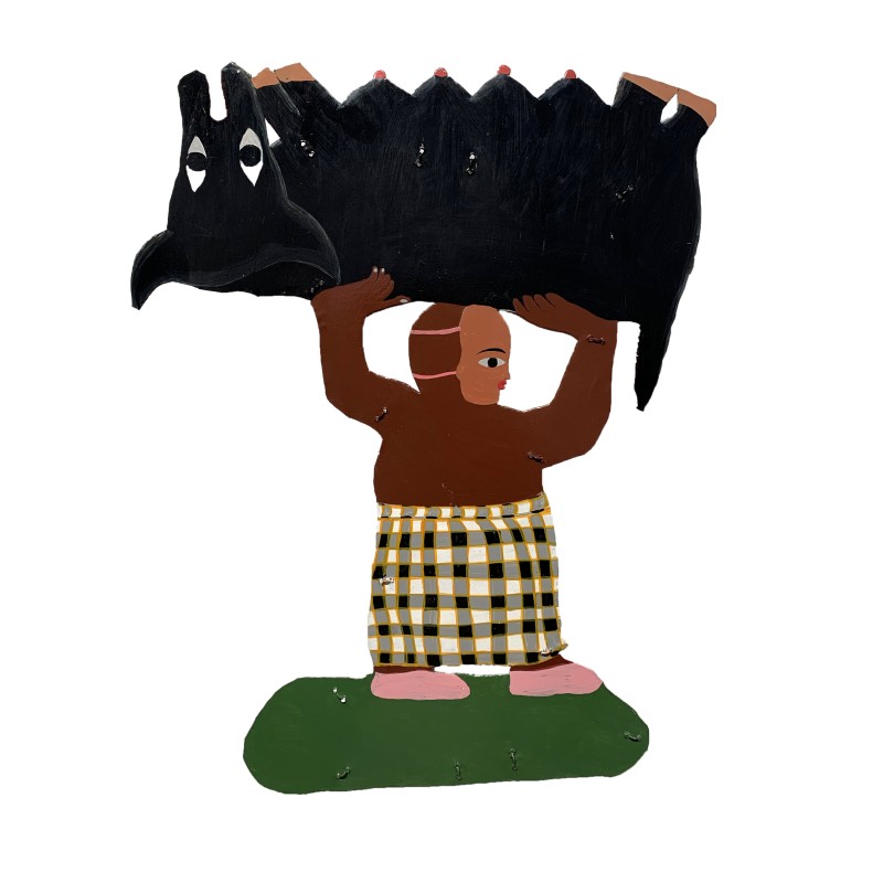 Pink Face, Black Boar