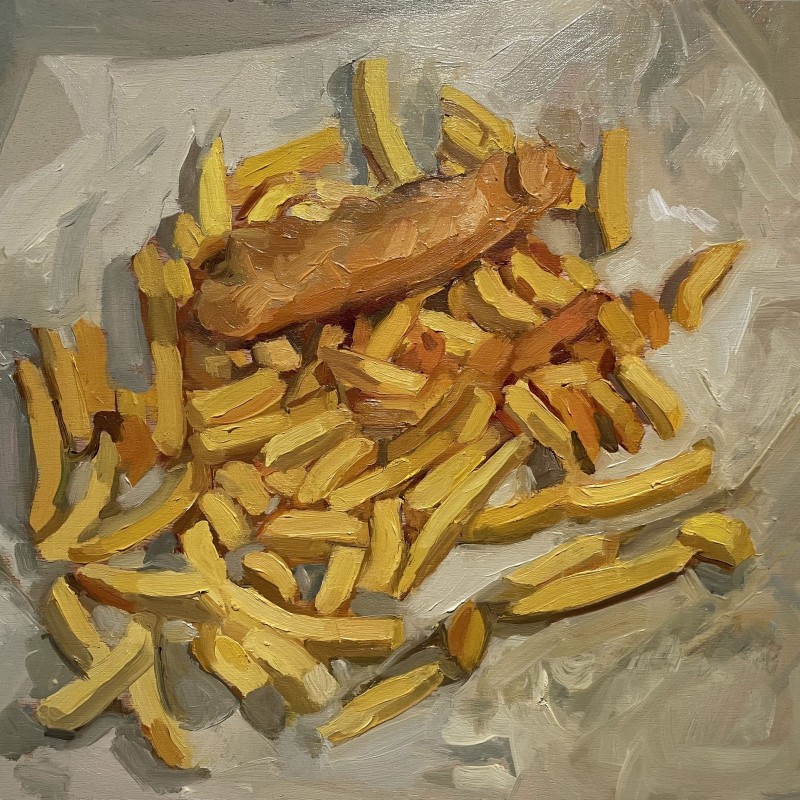 Chips and Battered Sausage