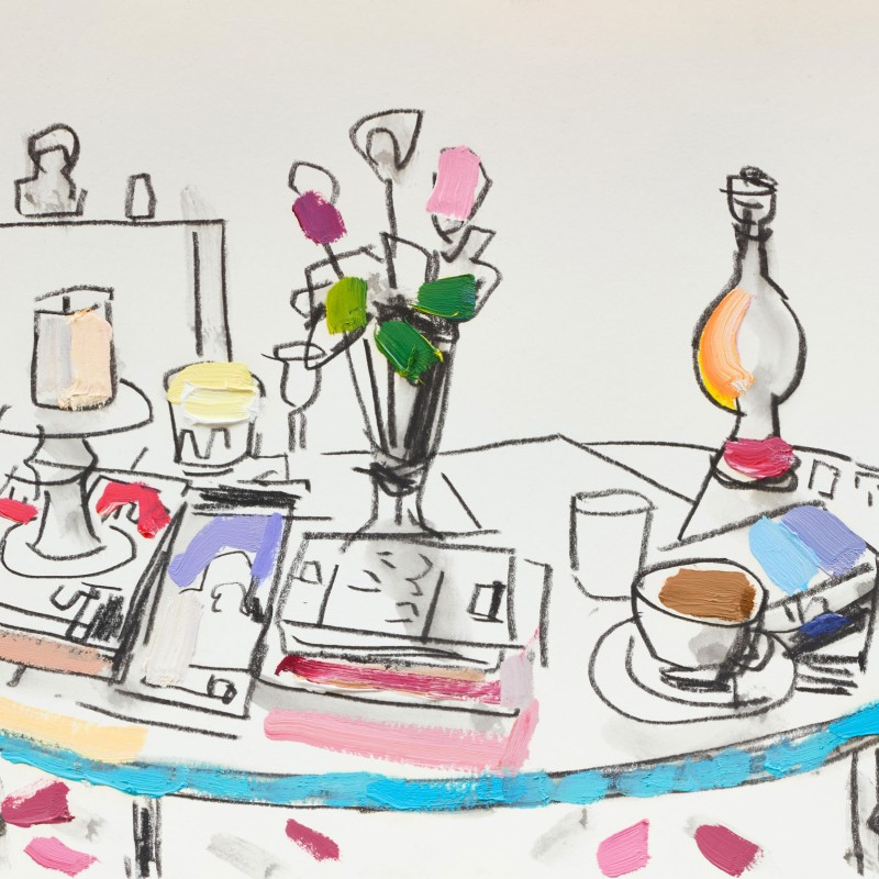 Colour Study for Pink Tulips