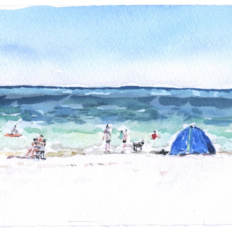 Blue Tent, West Beach Adelaide