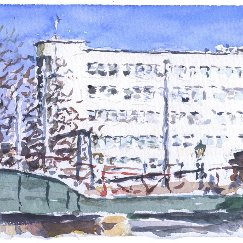 Dental Hospital Spring Afternoon